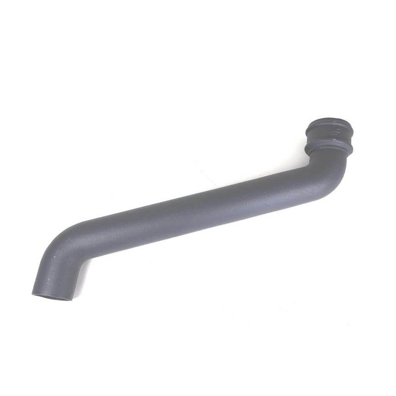 Cast Iron Round Downpipe Offset - 533mm Projection 75mm Primed