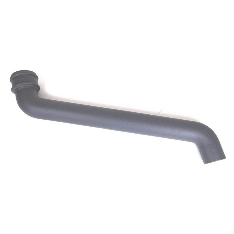 Cast Iron Round Downpipe Offset - 610mm Projection 75mm Primed