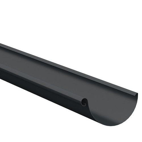 Lindab Steel Gutter - 150mm x 3mtr Anthracite Grey