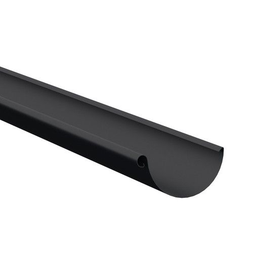 Lindab Steel Gutter - 150mm x 3mtr Matte Black