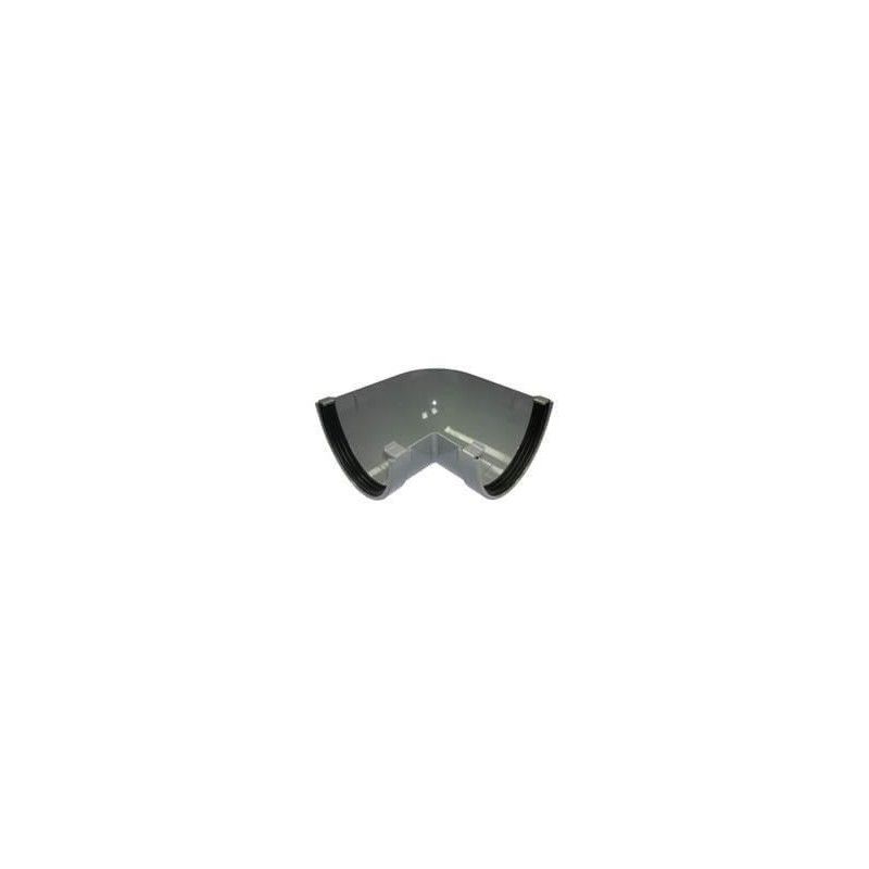 FloPlast Deepflow/ Hi-Cap Gutter Angle - 90 Degree x 115mm x 75mm Grey