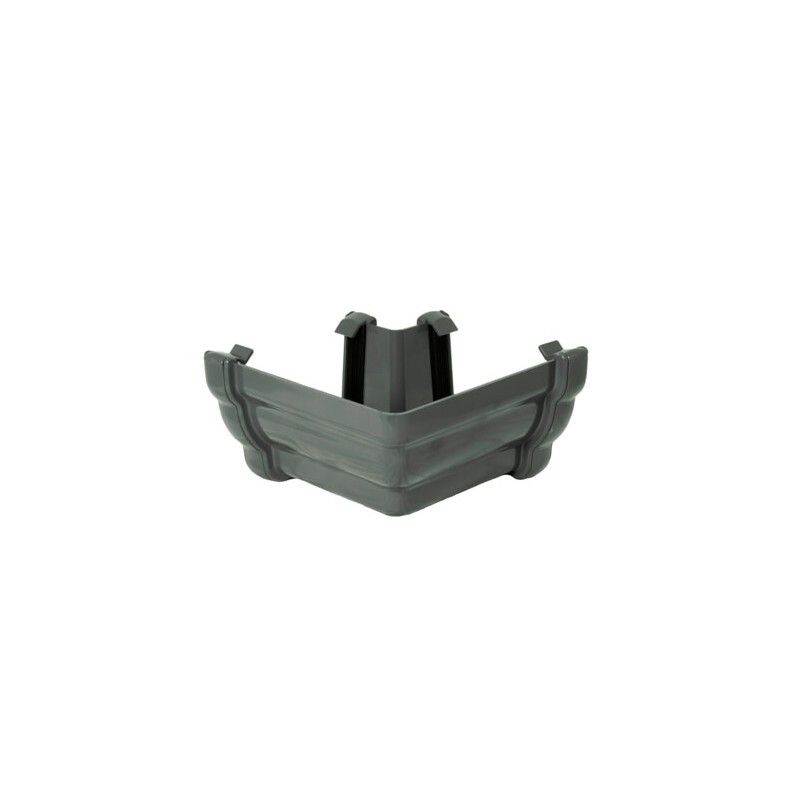 FloPlast Ogee Gutter External Angle - 90 Degree x 110mm x 80mm Anthracite Grey
