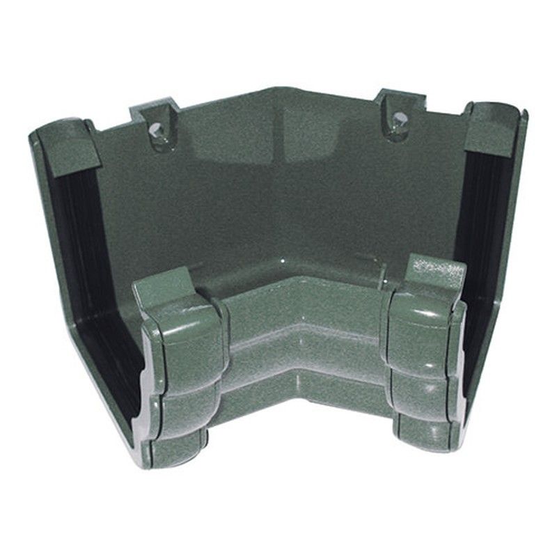 FloPlast Ogee Gutter Internal Angle - 135 Degree x 110mm x 80mm Anthracite Grey