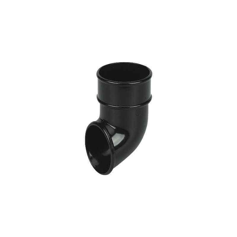 FloPlast Round Downpipe Shoe - 68mm Black