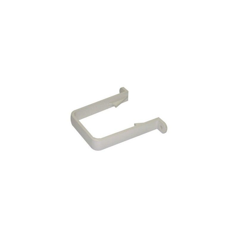 FloPlast Square Downpipe Clip - 65mm White - Pack of 2