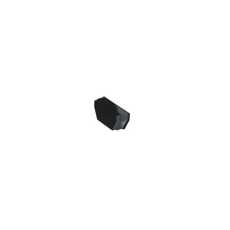 FloPlast Square Gutter Internal Stopend - 114mm Black