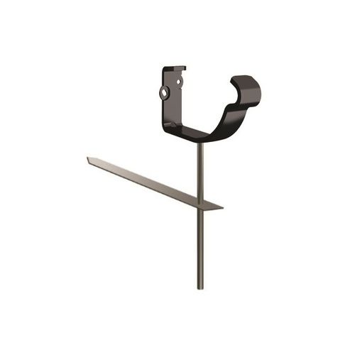 Lindab Steel Gutter Rise & Fall Bracket - 125mm Black