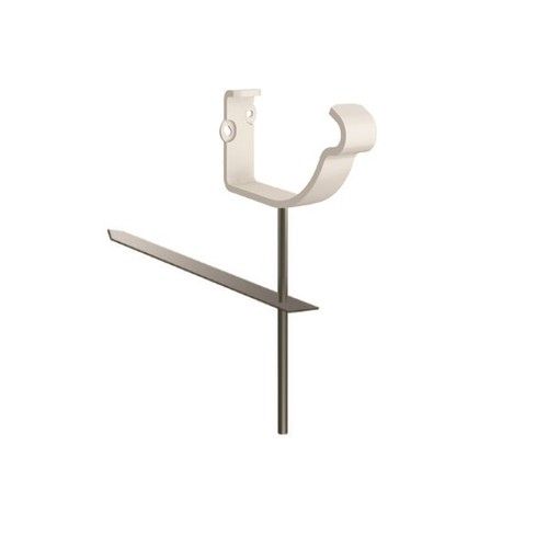 Lindab Steel Gutter Rise & Fall Bracket - 125mm Antique White