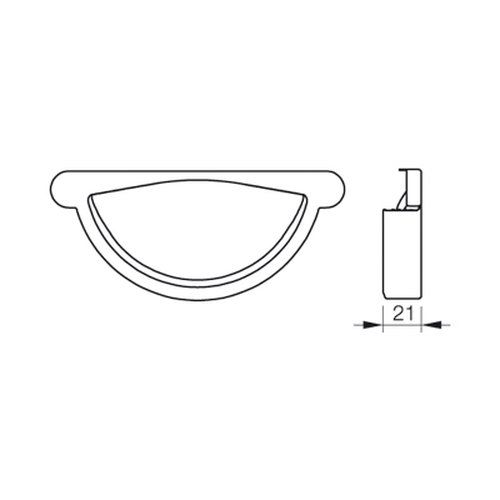 Lindab Steel Gutter Self-Locking Stop End - 100mm Anthracite Grey