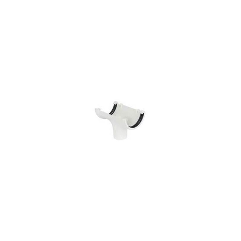 FloPlast Industrial/ Xtraflo Gutter Running Outlet - for 110mm Downpipe 170mm White