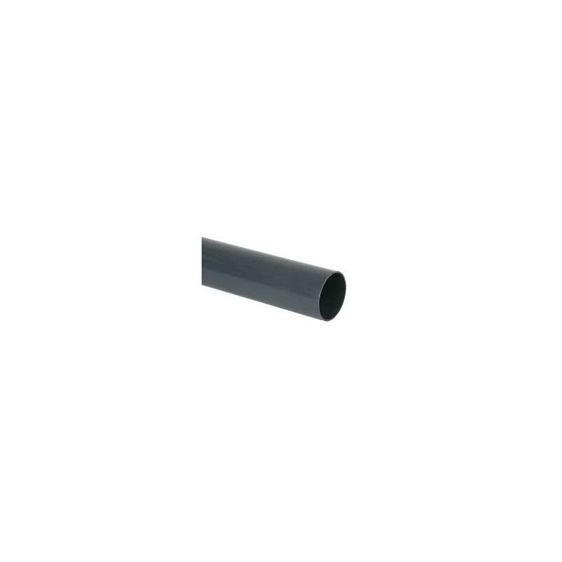FloPlast Round Downpipe - 68mm x 4mtr Anthracite Grey