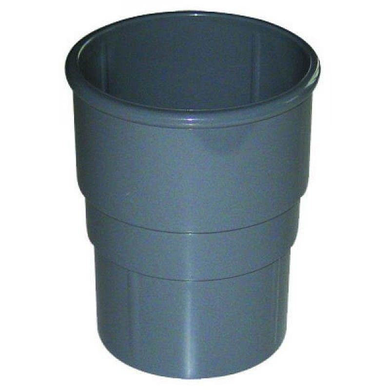 FloPlast Round Downpipe Socket - 68mm Grey