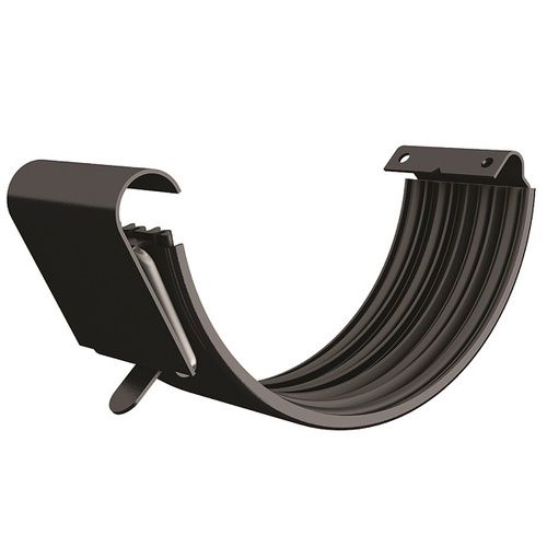 Lindab Steel Gutter Union - 125mm Black
