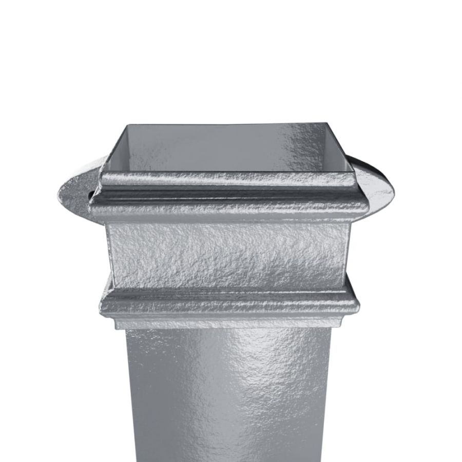 Cast Iron Rectangular Eared Downpipe - 100mm x 75mm x 1829mm Primed