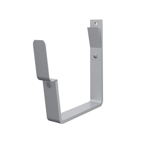Lindab Magestic Rectangular Steel Gutter 70mm Flex-Fit Fascia Bracket - 140mm Galvanised