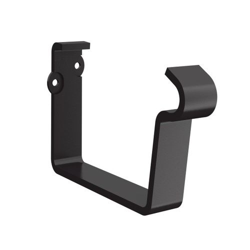 Lindab Rectangular Steel Gutter Fascia Bracket - 140mm Black