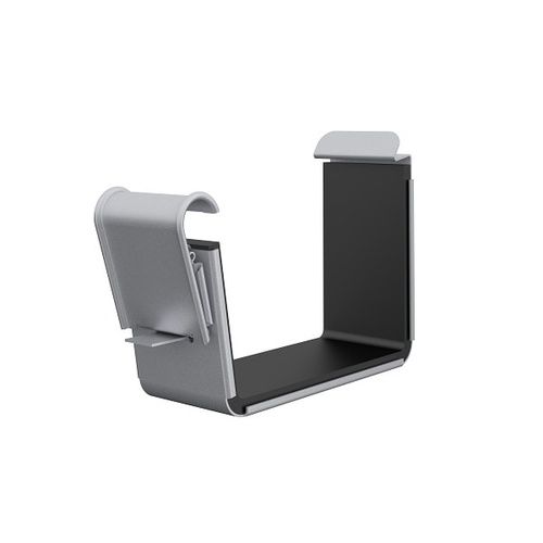 Lindab Magestic Rectangular Steel Gutter Union - 140mm Galvanised