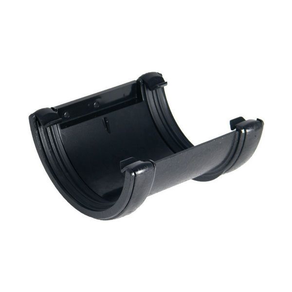 FloPlast Cast Iron Effect Half Round Gutter Union Bracket - 112mm - Pack of 2