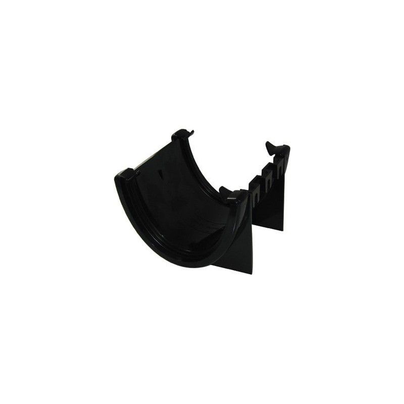 FloPlast Deepflow/ Hi-Cap Gutter Union Bracket - 115mm x 75mm Black