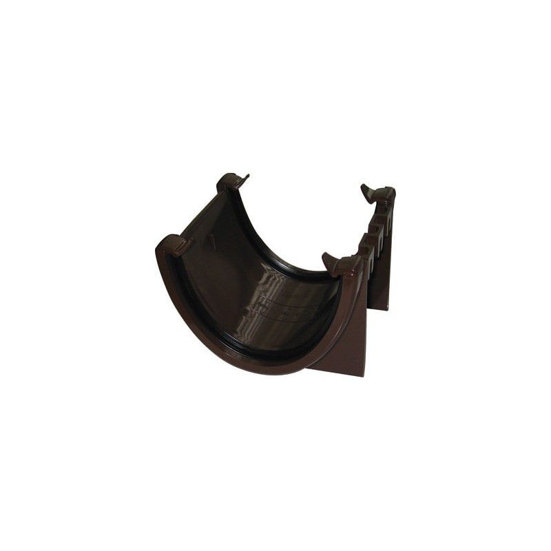 FloPlast Deepflow/ Hi-Cap Gutter Union Bracket - 115mm x 75mm Brown