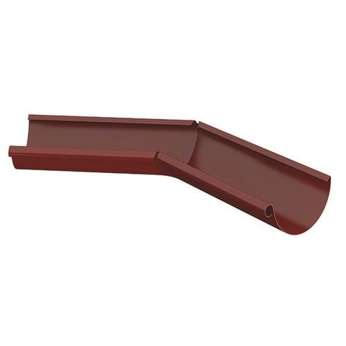 Lindab Steel Gutter Internal Angle 135 - 150mm Dark Red