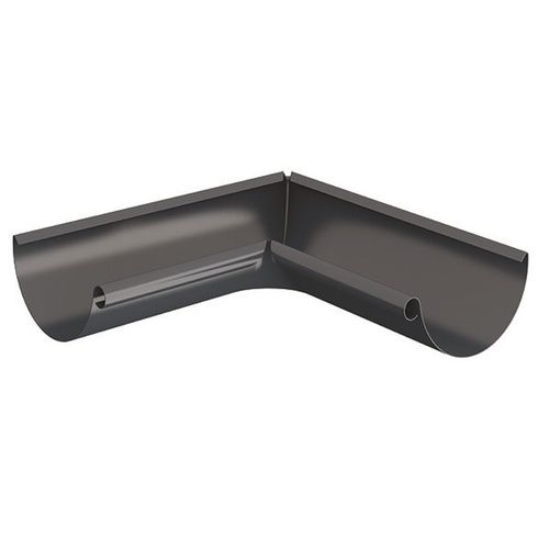 Lindab Steel Gutter Internal Angle 90 - 150mm Graphite