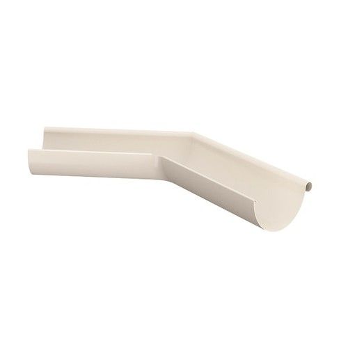 Lindab Steel Gutter External Angle 135 - 100mm Antique White