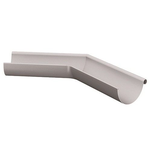 Lindab Steel Gutter External Angle 135 - 125mm Silver Metallic