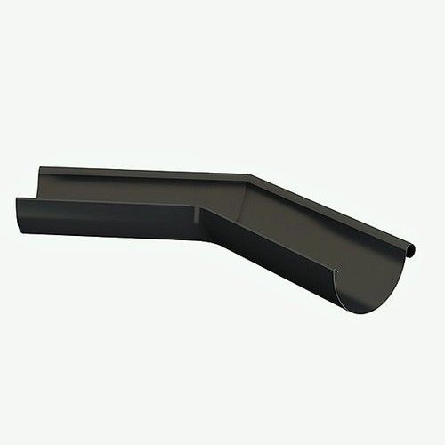 Lindab Steel Gutter External Angle 135 - 150mm Anthracite Grey