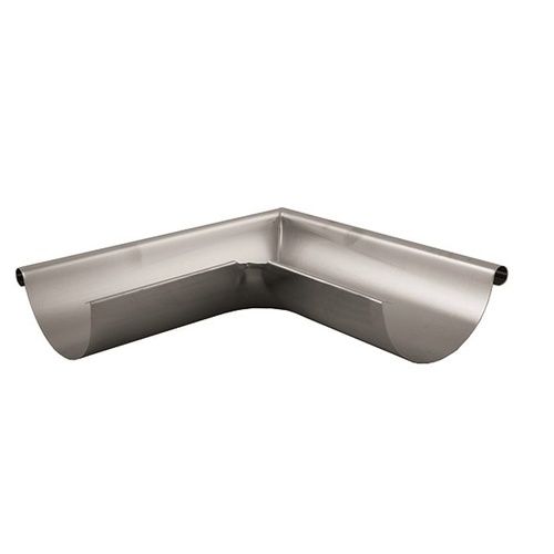 Lindab Magestic Steel Gutter External Angle 90 - 150mm Galvanised