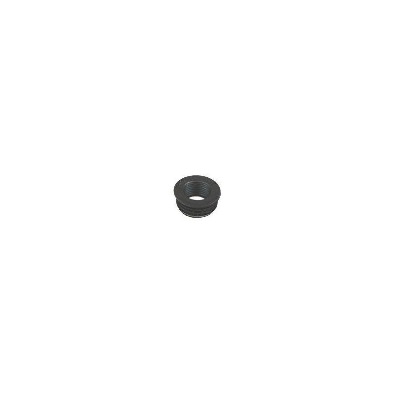 FloPlast Ring Seal Soil Rubber Boss Adaptor - 32mm Black
