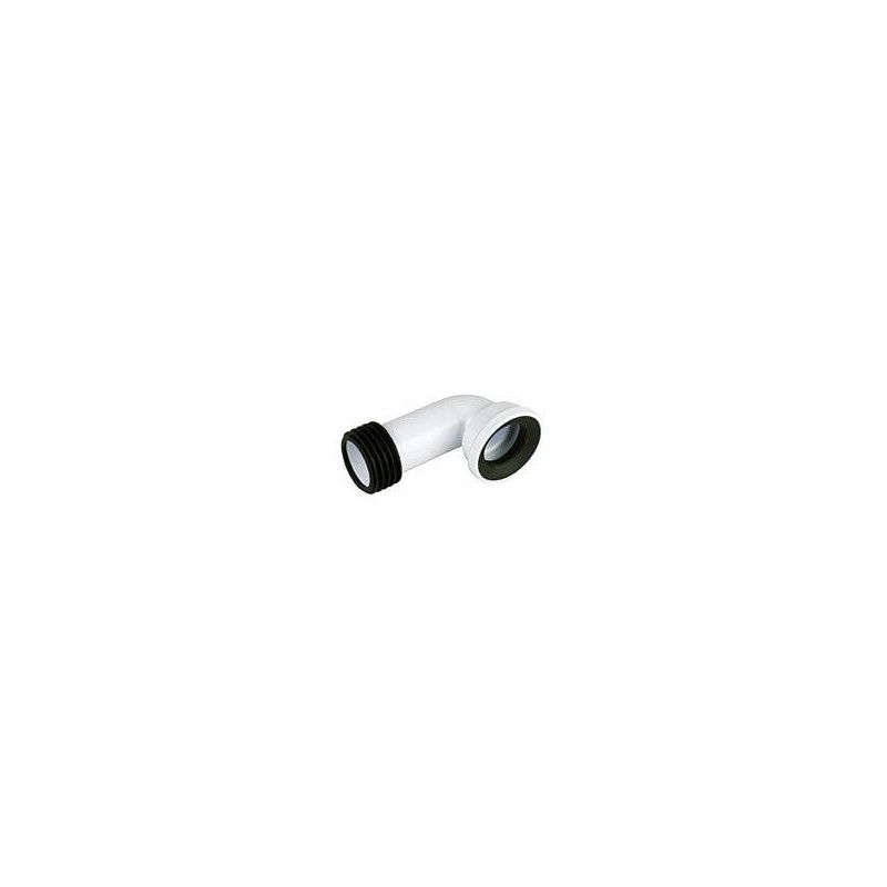 FloPlast Pan Connector - 90 Degree White