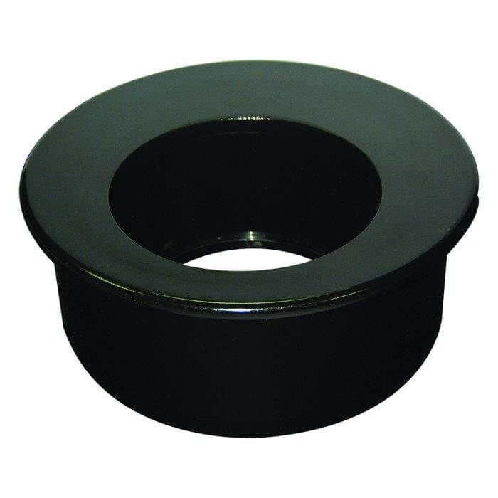 FloPlast Ring Seal Soil Reducer - 110mm x 68mm Black - Pack of 2