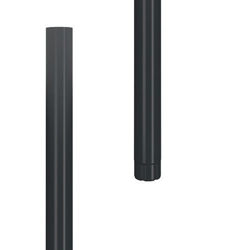 Lindab Steel Downpipe - 100mm x 3mtr Anthracite Grey