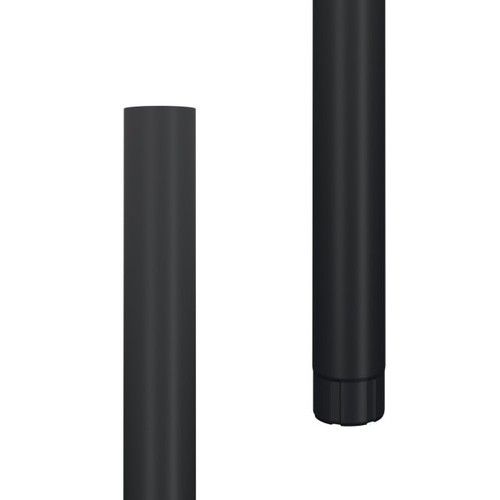Lindab Steel Downpipe - 87mm x 3mtr Matte Black