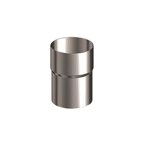 Lindab Magestic Steel Downpipe Connector - 87mm Galvanised