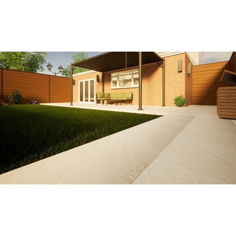 Sandstone Paving - 600mm x 600mm x 22mm Mint