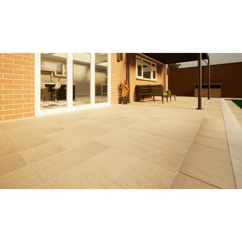 Sandstone Paving - Project Pack Raj Green