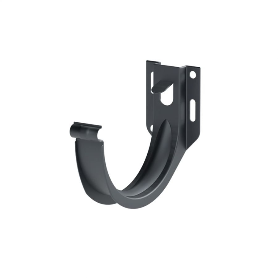Galeco Steel Half Round Gutter Kit Graphite Grey - 120mm Diameter