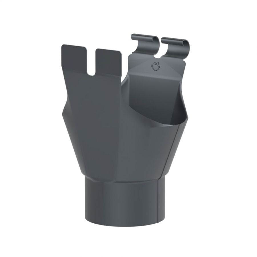Galeco Steel Half Round Gutter Kit Graphite Grey - 120mm Diameter