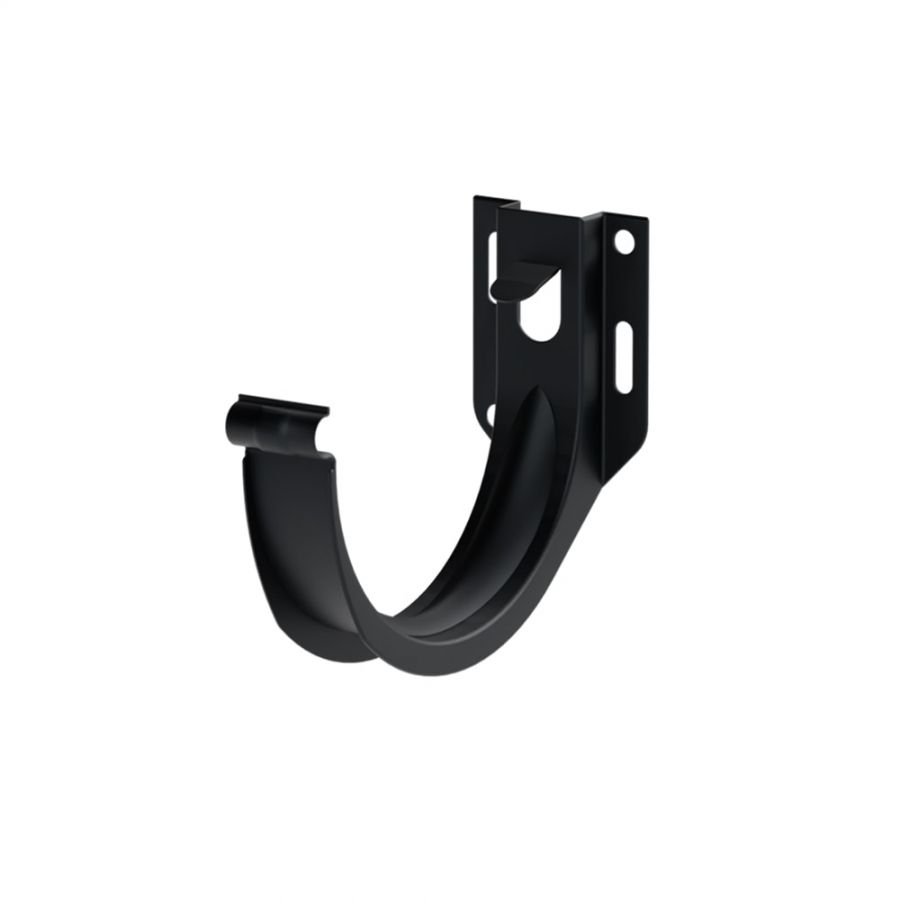 Galeco Steel Half Round Gutter Kit Black - 135mm Diameter