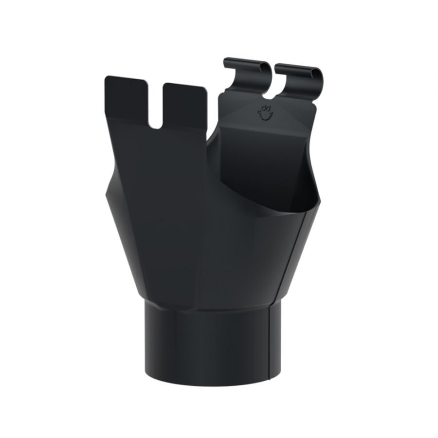 Galeco Steel Half Round Gutter Kit Black - 135mm Diameter