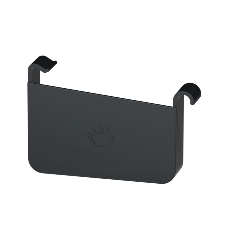 Galeco Square Steel Gutter Kit Black - 125mm Diameter