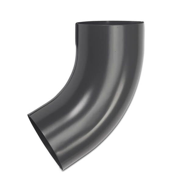 Galeco Steel Downpipe Bend - 60 Degree x 87mm Graphite Grey