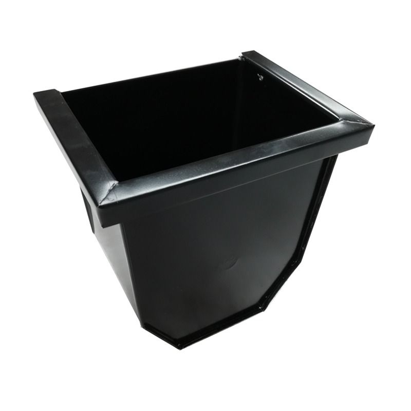 Galeco Steel Gutter Hopper - for 87mm Outlet Black
