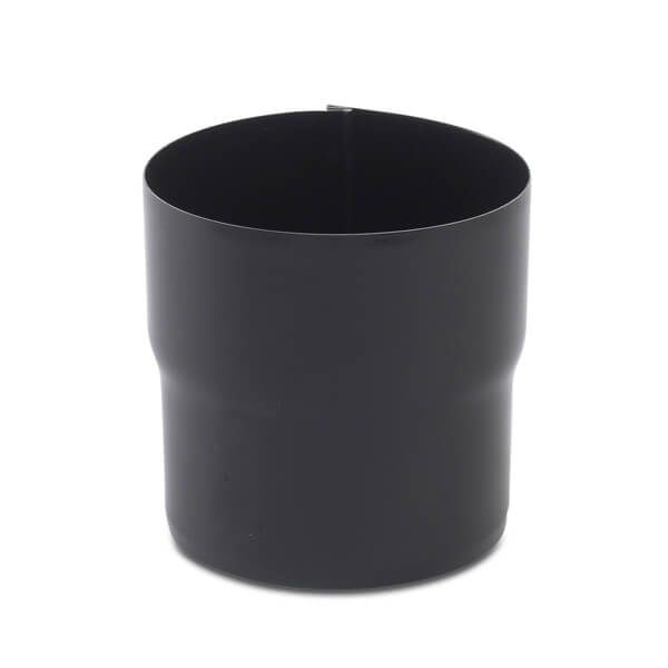 Galeco Steel Downpipe Connector - 87mm Black
