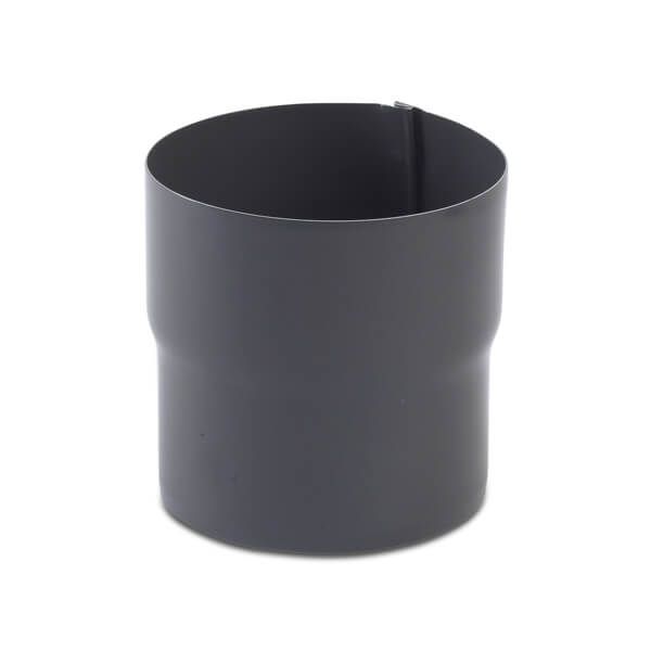 Galeco Steel Downpipe Connector - 87mm Graphite Grey