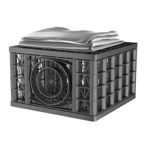 Rainsmart 65 Tonne Shallow Soakaway Crate Flat-Packed with Membrane - 0.13 Cubic Metres