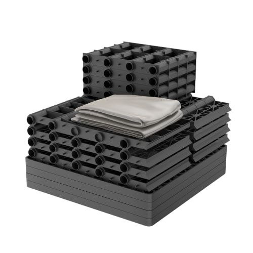 Rainsmart 65 Tonne Soakaway Crate Flat-Packed with Membrane - 0.25 Cubic Metres