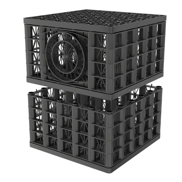 Rainsmart 65 Tonne Soakaway Crate Set Assembled - 1 Cubic Metre Kit